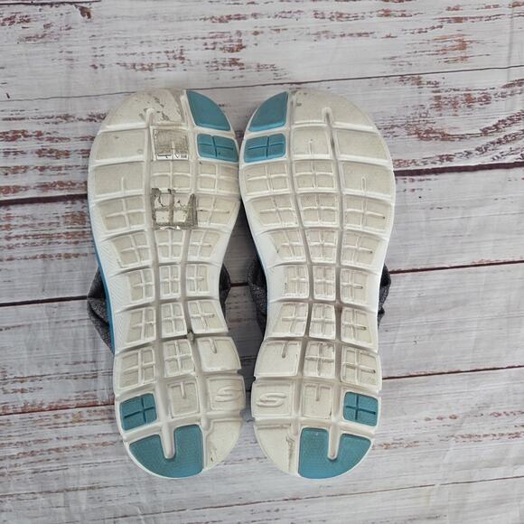 Skechers Shoes Womens Size 8 Dual Lite Memory Foam Gel Flip Flop Sandals - Picture 9 of 10